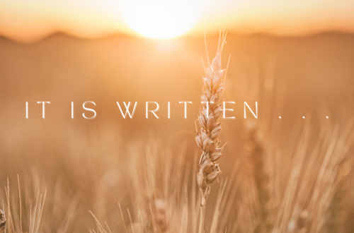 It is Written