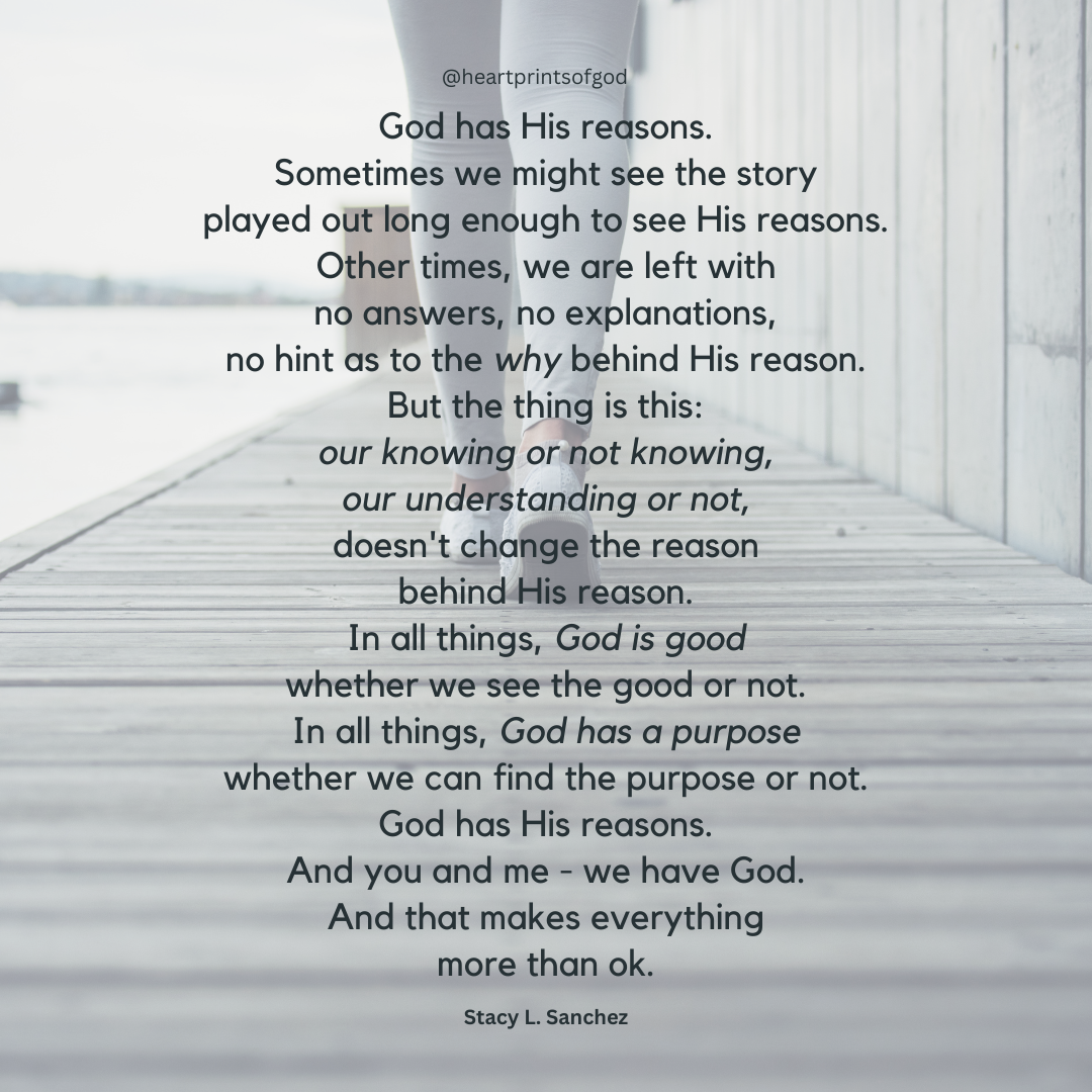 When You Don't Understand Why