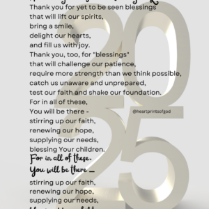 2025 Prayer